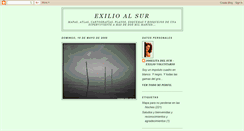 Desktop Screenshot of exilioalsur.blogspot.com