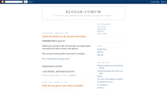 Desktop Screenshot of blogar-comum.blogspot.com