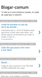 Mobile Screenshot of blogar-comum.blogspot.com