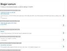 Tablet Screenshot of blogar-comum.blogspot.com
