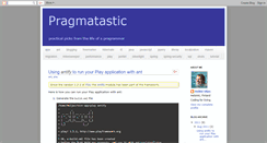 Desktop Screenshot of pragmatastic.blogspot.com