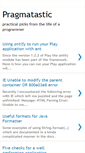 Mobile Screenshot of pragmatastic.blogspot.com