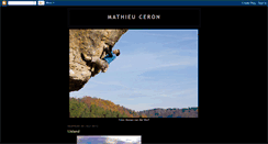 Desktop Screenshot of mathieuceron.blogspot.com