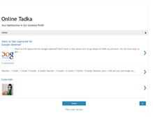 Tablet Screenshot of onlinetadka.blogspot.com