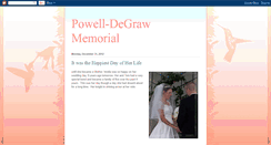 Desktop Screenshot of powell-degrawmemorial.blogspot.com