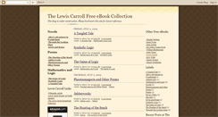 Desktop Screenshot of ebookslewiscarroll.blogspot.com