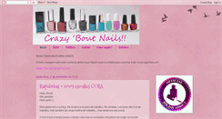 Desktop Screenshot of crazyboutnails.blogspot.com
