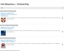 Tablet Screenshot of 4infobeasiswa.blogspot.com