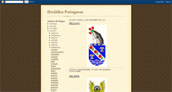 Desktop Screenshot of heraldica-portuguesa.blogspot.com