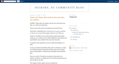 Desktop Screenshot of hickorycommunity.blogspot.com