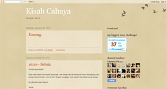 Desktop Screenshot of kisahcahaya.blogspot.com