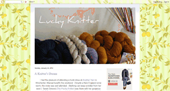 Desktop Screenshot of luckyknitter.blogspot.com