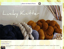 Tablet Screenshot of luckyknitter.blogspot.com