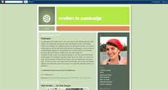 Desktop Screenshot of evelienincambodja.blogspot.com