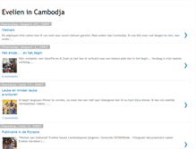 Tablet Screenshot of evelienincambodja.blogspot.com