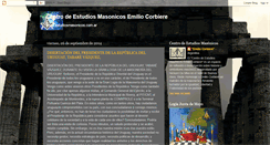 Desktop Screenshot of centroestudiosmasonicos.blogspot.com