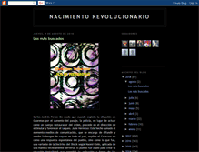 Tablet Screenshot of nacimientorevolucionario.blogspot.com