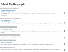Tablet Screenshot of behindthenaugahyde.blogspot.com
