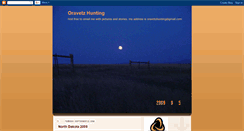 Desktop Screenshot of oravetzhunting.blogspot.com