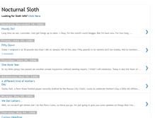 Tablet Screenshot of nightsloth.blogspot.com