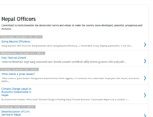 Tablet Screenshot of nepalofficers.blogspot.com