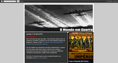 Desktop Screenshot of mundoemguerra.blogspot.com