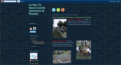 Desktop Screenshot of loquetuhacescuentasalvemoselplaneta.blogspot.com