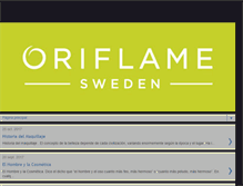 Tablet Screenshot of oriflameencolombia.blogspot.com