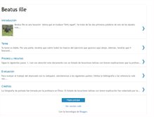 Tablet Screenshot of beatusille21.blogspot.com