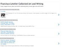 Tablet Screenshot of franciscoletelierwrittenworks.blogspot.com