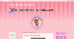 Desktop Screenshot of fiabordados.blogspot.com