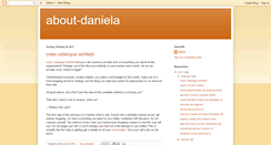 Desktop Screenshot of about-daniela.blogspot.com