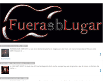 Tablet Screenshot of fueradlugar.blogspot.com