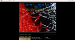 Desktop Screenshot of platypusmaximus.blogspot.com