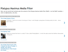 Tablet Screenshot of platypusmaximus.blogspot.com