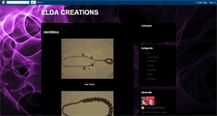 Desktop Screenshot of elda-creations.blogspot.com