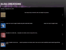 Tablet Screenshot of elda-creations.blogspot.com