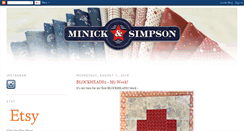 Desktop Screenshot of minickandsimpson.blogspot.com