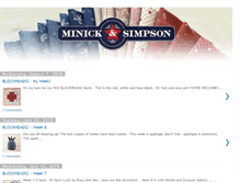 Tablet Screenshot of minickandsimpson.blogspot.com