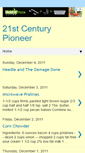 Mobile Screenshot of 21stcentury-pioneer.blogspot.com