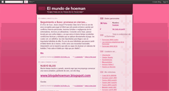 Desktop Screenshot of elmundodehoeman.blogspot.com