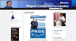 Desktop Screenshot of miguelcalderonfernandez.blogspot.com