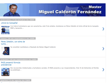 Tablet Screenshot of miguelcalderonfernandez.blogspot.com