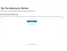 Tablet Screenshot of motorcycleadventure.blogspot.com