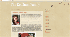 Desktop Screenshot of familyketchum.blogspot.com