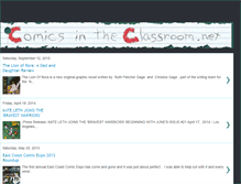 Tablet Screenshot of comicsintheclassroom.blogspot.com