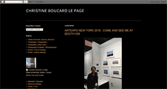 Desktop Screenshot of christineboucard.blogspot.com