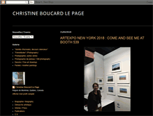 Tablet Screenshot of christineboucard.blogspot.com
