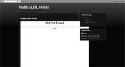 Desktop Screenshot of habbolol-hotel.blogspot.com