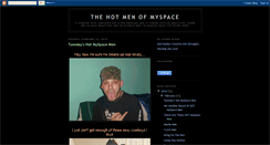 Desktop Screenshot of hotmenofmyspace.blogspot.com
